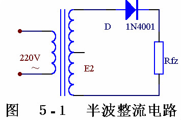 電子電路圖，整流二極管的作用,整流電路